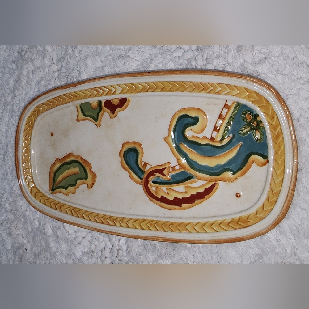 Fitz & Floyd Carissa Paisley Dish
